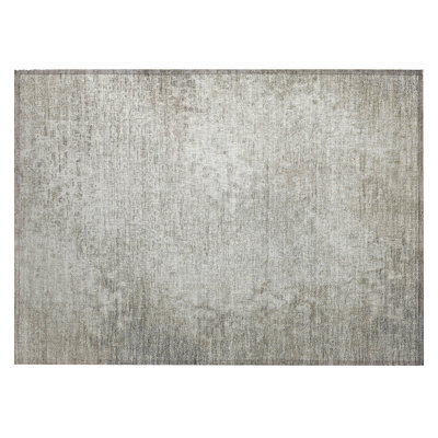 Caseville Washable Abstract Indoor / Outdoor Rug