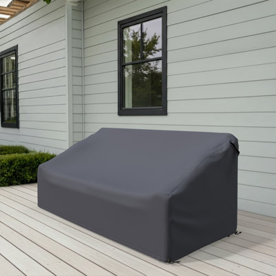 Housse pour causeuse de patio en osier de 63 po de large Shea