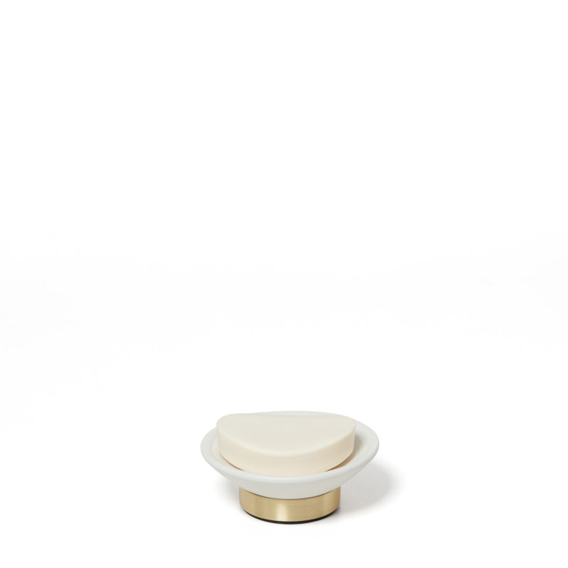 Porte-savon à garniture en laiton, Bordure laiton
