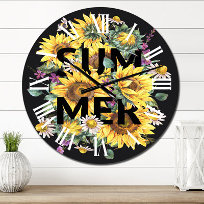 Horloge murale surdimensionnée