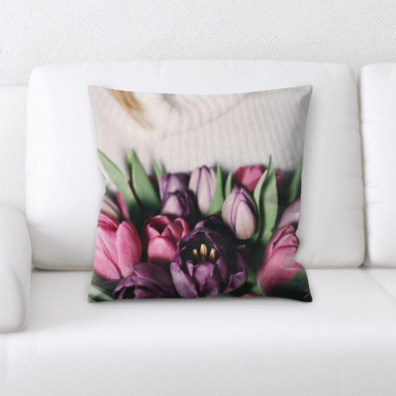 Microsuede Throw Pillow