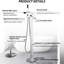 Robinet de baignoire en acier inoxydable avec effet cascade et douche à main incluse-121320177