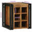 Solid Wood Open Shelving Wine Bottle Rack-1074417522