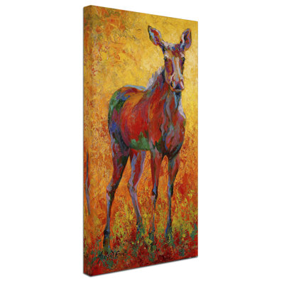 «Moose (Legs That Go Forever)» par Kucera, reproduction sur toile tendue