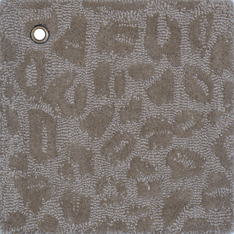 Leopardess Taupe Hand-Tufted Responsible Wool Rug, Rectangle 8' x 11'