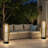 Outdoor Floor Lamp 2 Piece Solar Powered Lantern-122057242