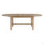 Table de salle à manger ovale 1pc avec rallonge classique