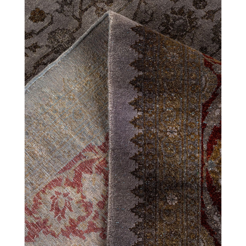 Fine Vibrance One-of-a-Kind 7' 10" X 8' 2" Hand Knotted Area Rug