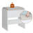 Vanity with LED Light & Charging Station for Valentine's Day-98751217