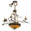 Greenbriar Oak 9 - Light Chandelier