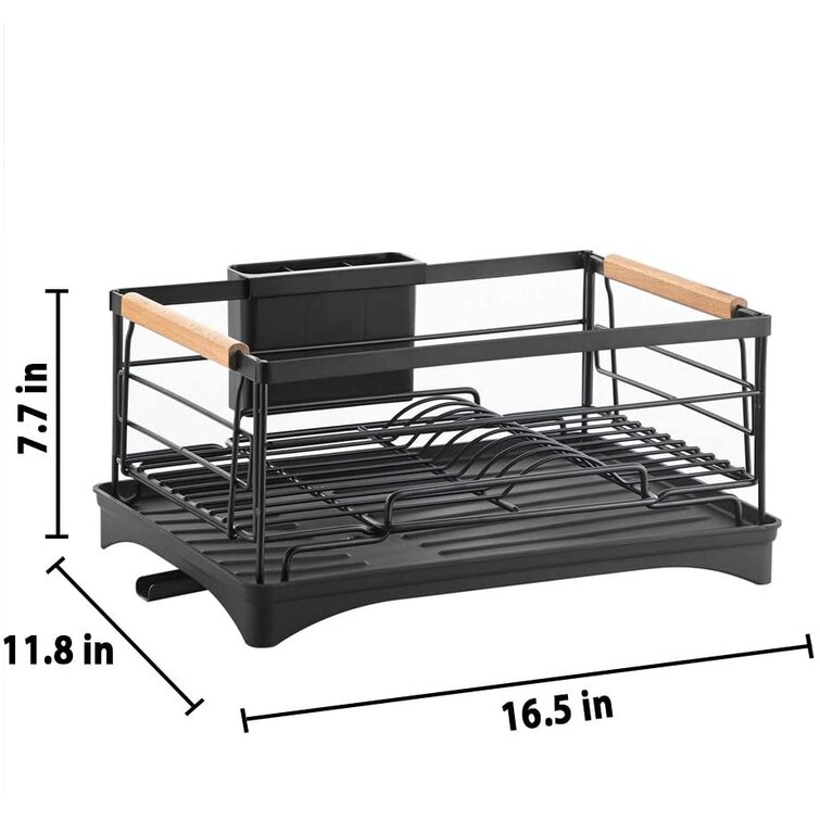 Captive Gala Carbon Steel Retractable over the Sink Dish Rack