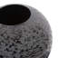 Chiseled Texture Black Iron Globe Vase, Large-1263952618