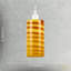 Striped Amber Glass Cylinder Pendant Shade With Retro Inspired Look By 