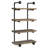 Shannock 46'' H Stainless Steel Floating Bookcase-368225511-294782419
