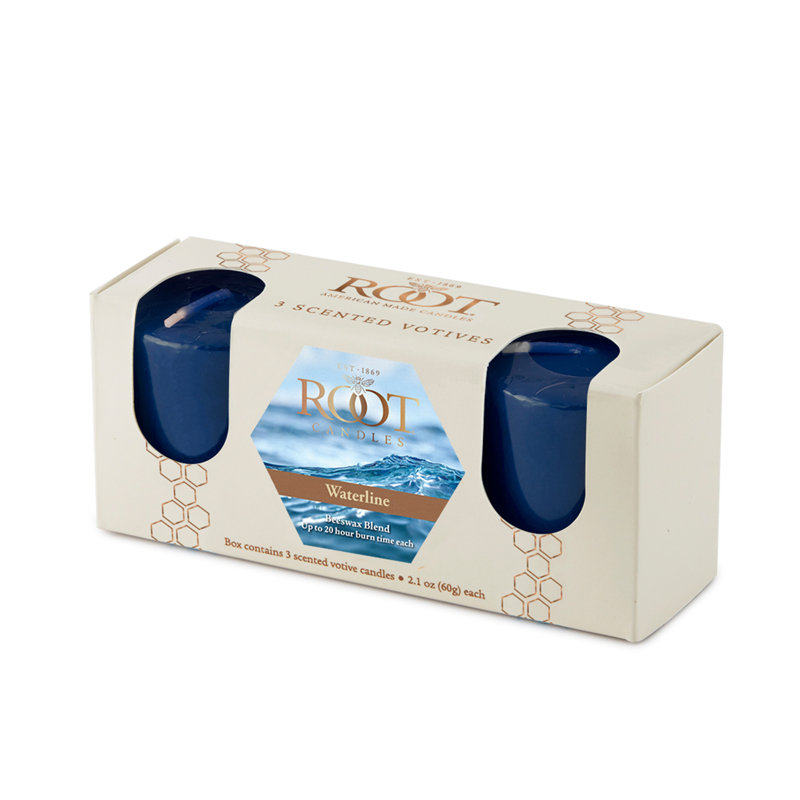 Ensemble de 3 bougies votives Waterline