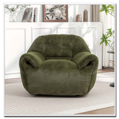Faux Fur Bean Bag Chair