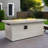 60" Rectangular Concrete Propane Gas Fire Pit Table, 60000 BTU
