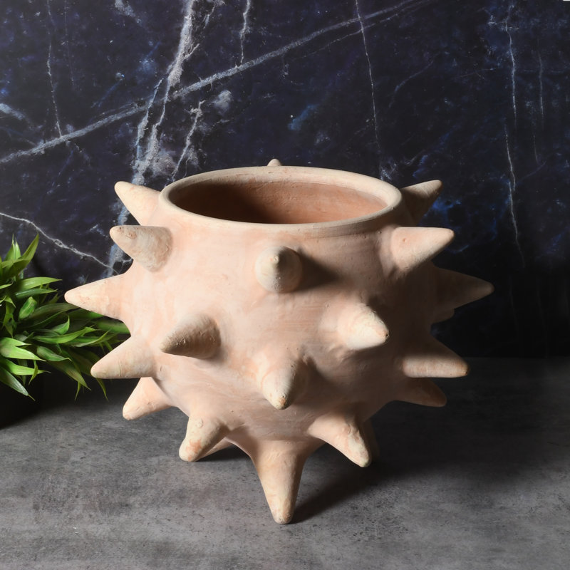 Terracotta Vase Dia 12.5" & H 9"