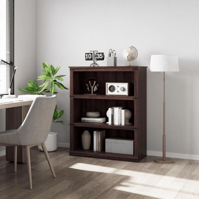 5-Tier Farmhouse Bookshelf, Rustic Bookcase with Storage Open Shelves & Anti-Tip Kit, Modern Wood 5 Shelf Display Shelves for Home Office Living Room, 67.4" H x 31.4" W x 12.7" D