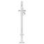 Barrière de jardin en acier inoxydable 39,4 po x 39,4 po Vidaxl-97548866