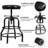Palmquist Swivel Upholstered Adjustable Height Counter Stool with Metal Frame-282416930