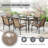 Leyre 6 - Person Patio Dining Set with Rectangular Table-336424662