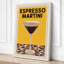 Espresso Martini Retro - Wrapped Canvas-2082169393-2082169394
