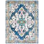 Felty Oriental Blue/Grey/Beige Area Rug-1077960166