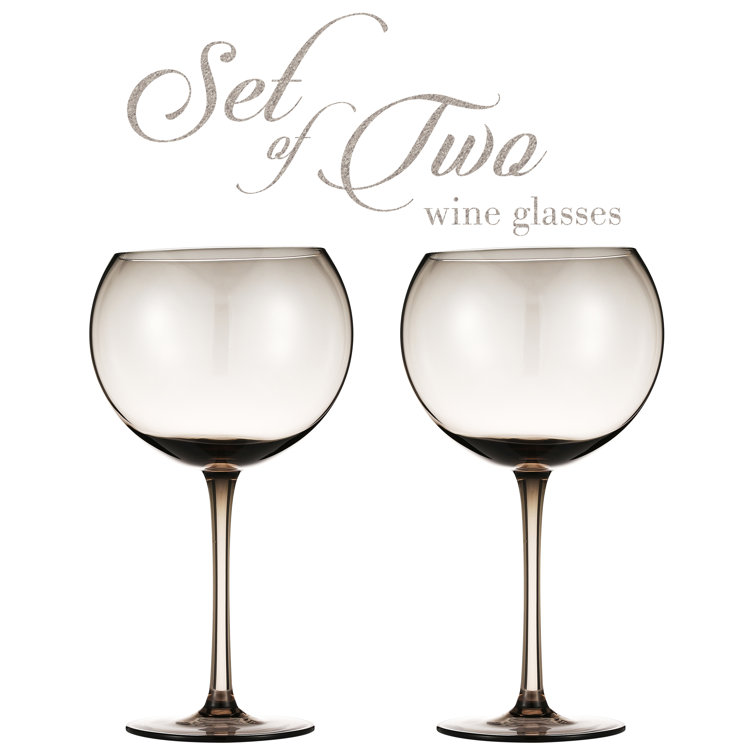 Wrought Studio Colored Red Wine Glass, 2 Pack & Reviews