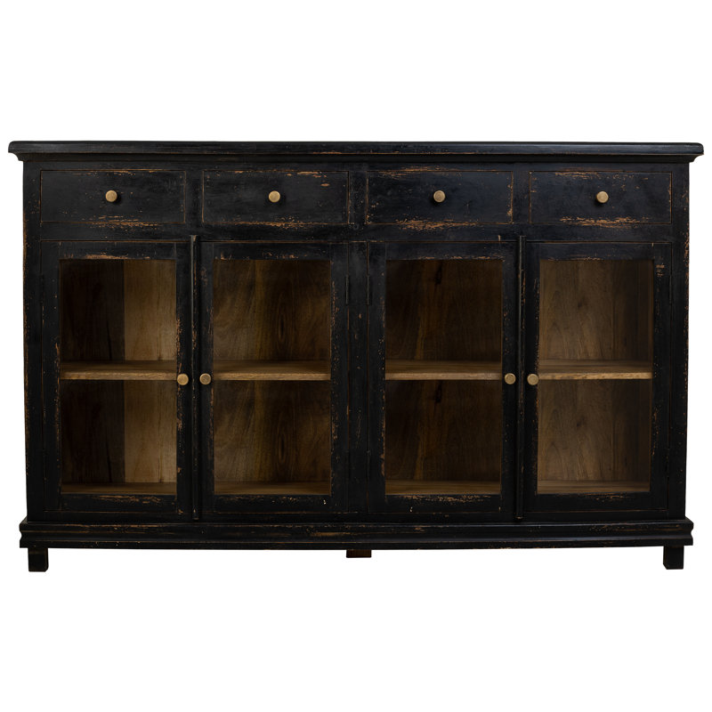 Paulo 160cm Sideboard, Black