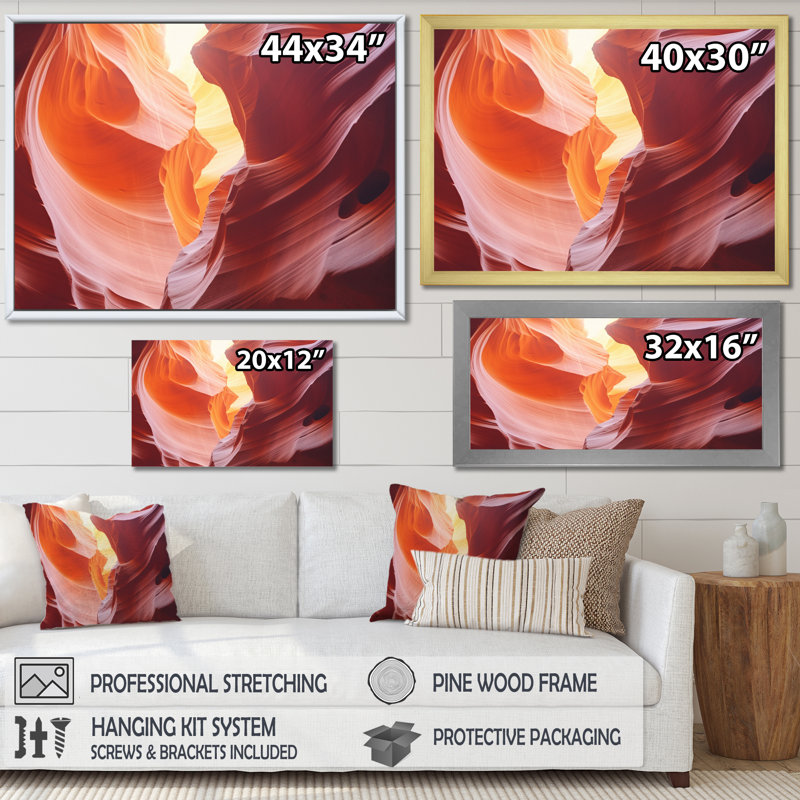 Canyon Antelope Harmony II, H 34 po x l 44 po x P 1,5 po, Toile tendue