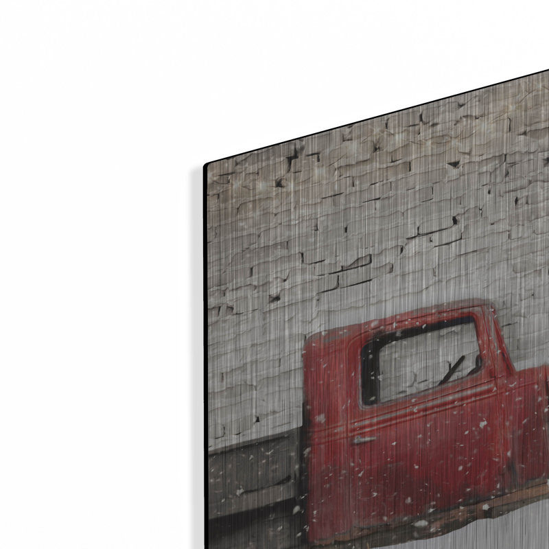 "Stationnement d'hiver" par Lori Deiter, H 12 po x l 16 po