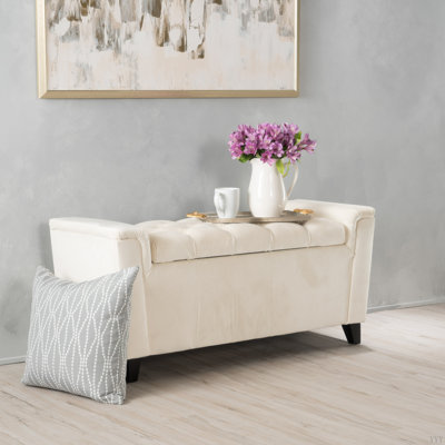 Banc de rangement à bras
