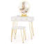 Ensemble coiffeuse avec miroir Mclarty