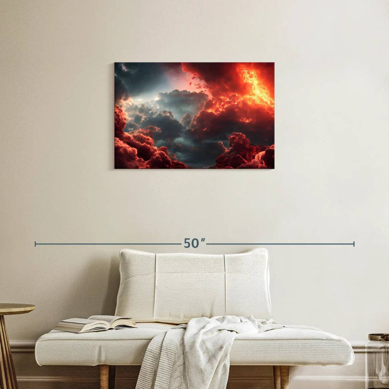Final Battle Between Hell And Heaven VII, 20" H x 30" W