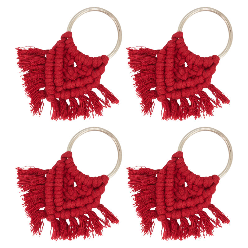 Napkin Ring Collection Iron Napkin Ring, Red