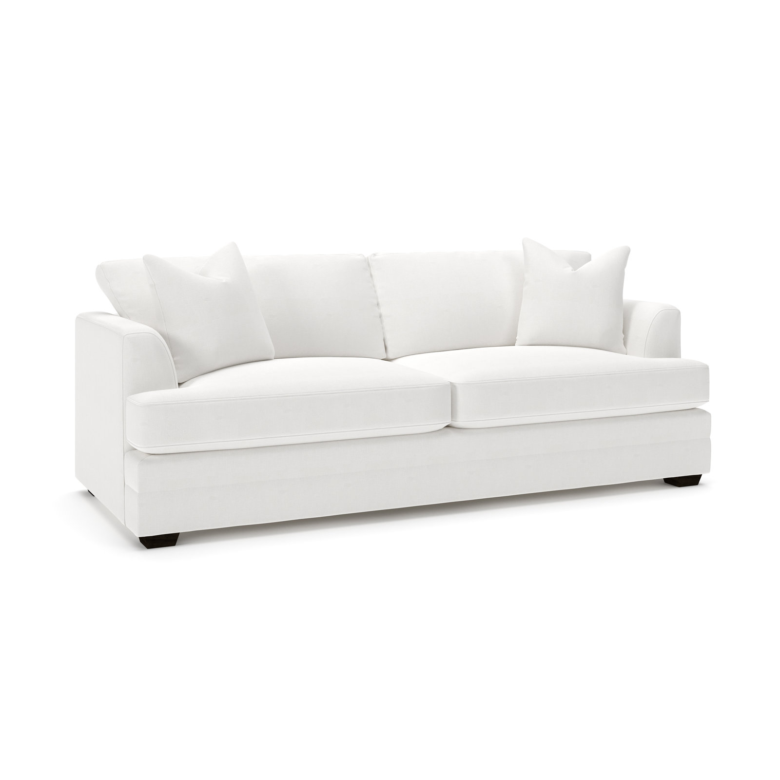 Edan Upholstered Queen Sleeper Sofa, Drusky Moonglow Sustain® Basketweave