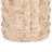 Dedera 20 inch Round Drum Shape Solid Wood End Table