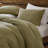 3PCS Full/Queen Waffle Washed Duvet Set-117536937-117536939