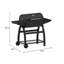 Charles Bentley 128cm W Barrel Charcoal Grill
