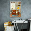  «Broderie» par Maria Laura Bratoz, art mural sur toile, 18 po x 26 po