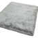 Plush Deep Pile Shaggy Silver Rug