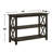 2-shelf Wood Entryway Console Table