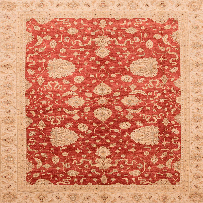 Abstract Indoor Rug, Square 3'