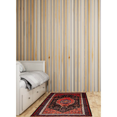 Anadol Black Rug 4'5" x 7'11"