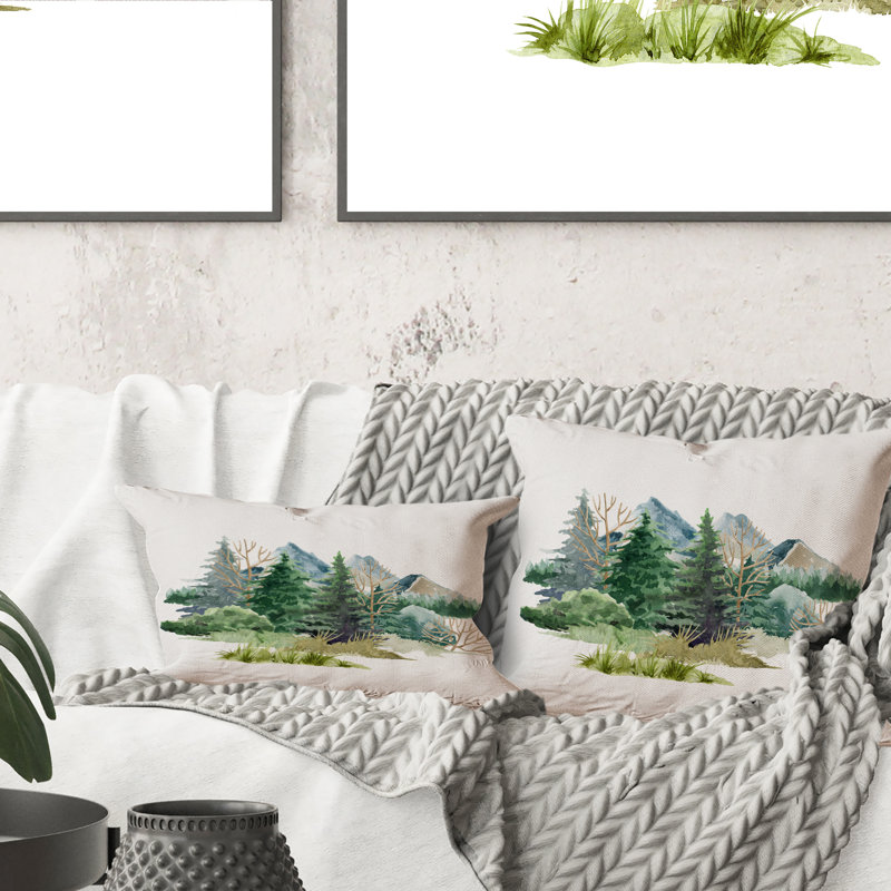 Coussin décoratif à gazon Nature Forest