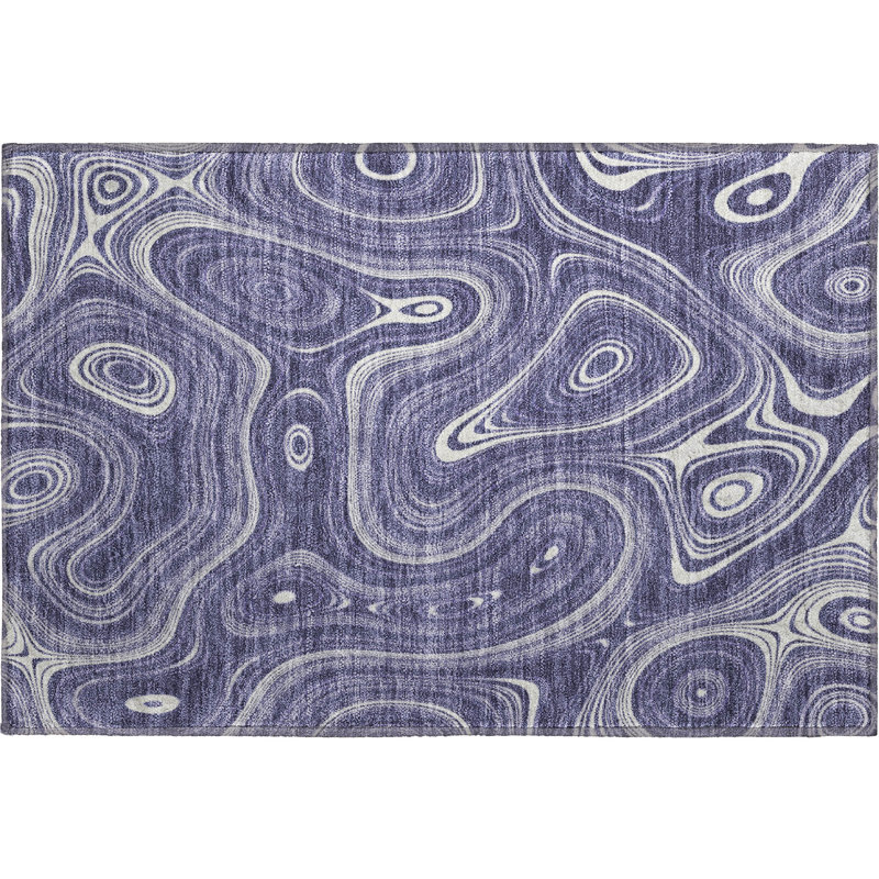 Premium Machine Washable Mayfield AMF2097 Geometric Rug, Ivory, 10' x 14'