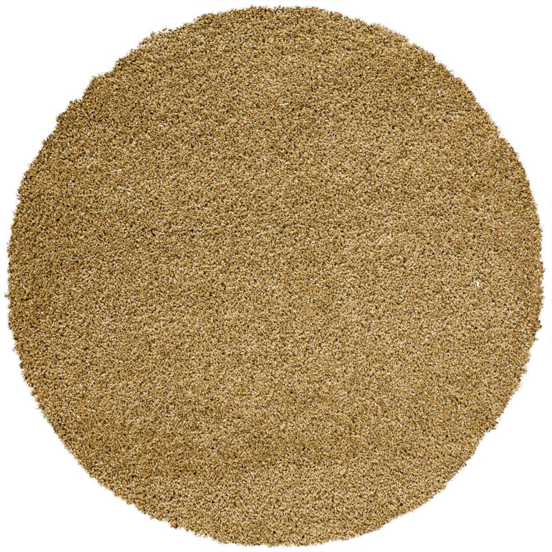Solid Colour Area Rug, Round 160 cm