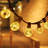 600" Outdoor String Light with 50 Globe LED Bulbs Low Voltage Shatterproof
