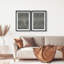Dancing Petals Set Shadowbox Abstract Print by Oliver Gal, Black Frame, 10 x 15-822301528-822301534